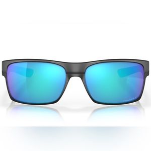 NWT Oakley Prizm Sapphire Polarized Lenses, 
Matte Black Frame sunglasses